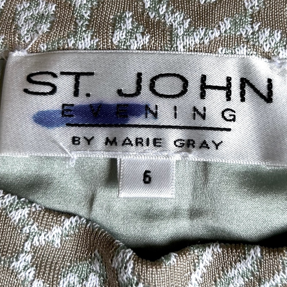 ST JOHN EVENING by Marie Gray Green Ruffled Trumpet Midi Skirt for Casual Wear - Picture 4 of 4